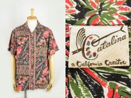 40’s Aloha shirt Catalina カタリナ ハワイアンシャツ ボーダー 買取査定