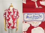 50’s Aloha shirt mens shop ltd Kamehameha prints ハワイアン 買取査定