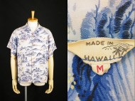 50’s MADE IN HAWAII ハワイアンシャツ 和柄 鹿 買取査定