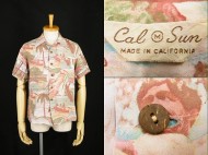 40’s Vintage Aloha shirt Cal Sun ハワイアンシャツ オールオーバー 買取査定