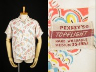 50’s Aloha shirt Penney’s ペニーズ ハワイアンシャツ トーテムポール 買取査定