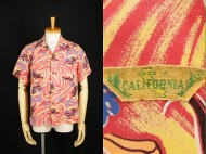 50’s Vintage Aloha shirt CALIFORNIA カリフォルニア ハワイアンシャツ 買取査定