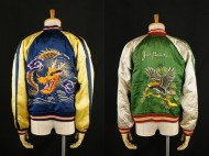 40’s サテン スカジャン 龍 鷹 鷲 中綿入り オリジナル 買取査定