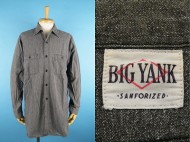 40’s BIGYANK Chambray Shirt ビッグヤンク ブラックシャンブレーシャツ 買取査定