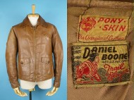 30’s DANIEL BOONE ポニースキン レザージャケット ハトメ 買取査定