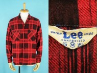 50’s Lee Flannel Shirt リー プリント ネルシャツ マチ付き　買取査定