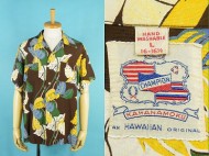 40’s Kahanamoku  Aloha shirt カハナモク オールオーバー ハワイアンシャツ 買取査定