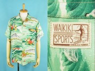 40’s Hawaiian shirt WAIKIKI SPORTS ハワイアンシャツ レーヨン 買取査定