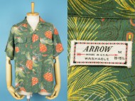 50’s ARROW Aloha shirt ハワイアンシャツ オールオーバー 買取査定
