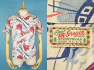 40’s Aloha shirt McGREGOR マクレガー 筆記体 ハワイアンシャツ 買取査定