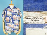 40’s Roos Bros ハワイアンシャツ ピクチャー size M 買取査定