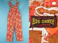 60’s BIG SMITH ビッグスミス 総柄 オーバーオール 良好 買取査定