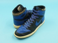 85年製 NIKE ナイキ エアジョーダン 1 オリジナル 黒青 買取査定