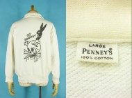 50’s PENNEY’S ペニーズ 襟付き ハーフジップ スウェットシャツ 買取査定