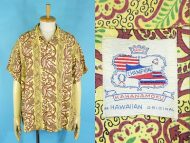 40’s KAHANAMOKU カハナモク アロハシャツ ボーダー ペイズリー 買取・査定