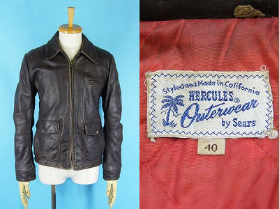 50's HERCULES leather jacket