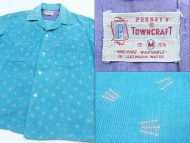 50’s TOWNCRAFT タウンクラフト プリントコーデュロイシャツ 買取・査定